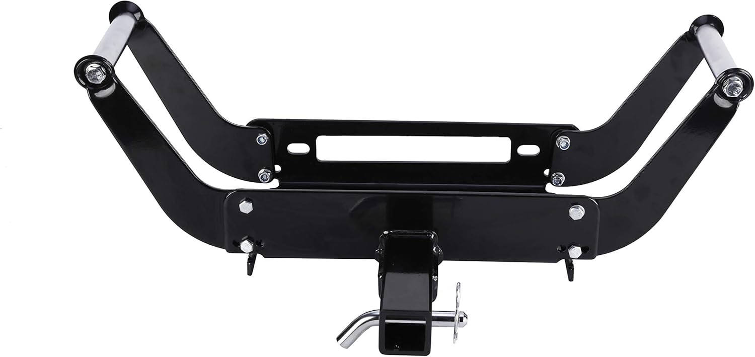 Universal Winch Mount Plate 15000Lbs for 2" Hitch Receiver S3385