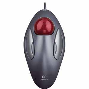 Logitech Trackman Marble Optical Trackball, Dark Silver (2 Packs) R5722