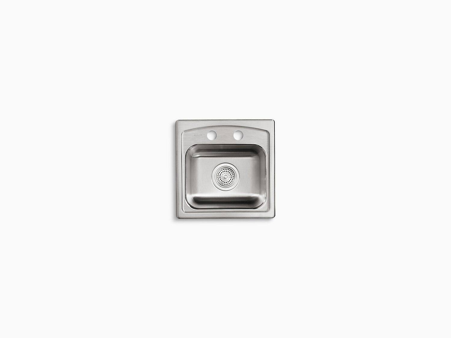 Kohler K-3349-2-NA Toccata Bar Sink Stainless Steel Z32007