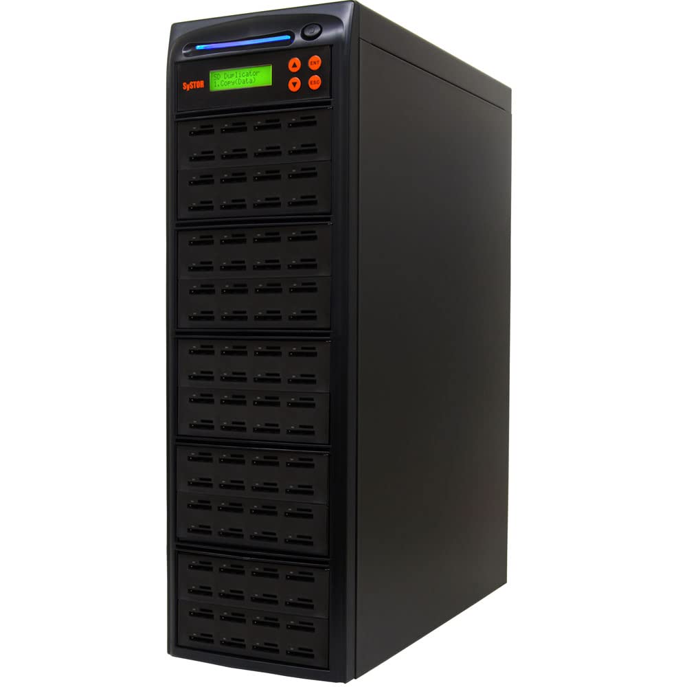 Systor 1:7 SD/microSD Card Duplicator, Standalone Flash Memory Copier & Eraser J12127