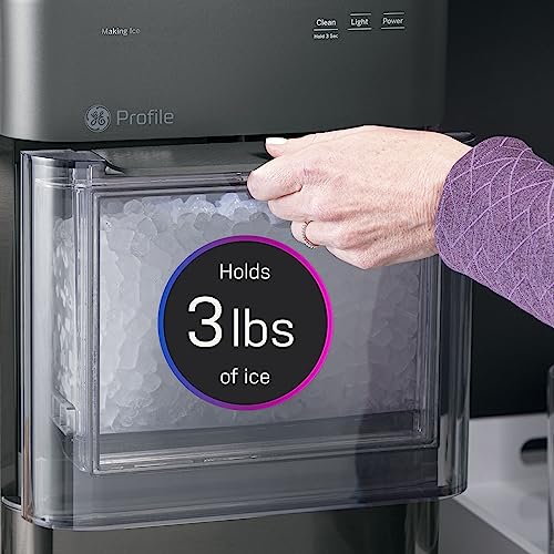 GE Profile Opal 2.0 XL Countertop Nugget Ice Maker with 1 Gallon Tank, Stainless Steel H810