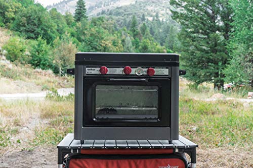 Camp Chef Deluxe Outdoor Camp Oven - Stainless Steel, Charcoal Gray X464