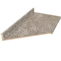Hampton Bay 6 ft. Brown Laminate Countertop with Left Miter and Eased Edge in Tuscan Romano with Backsplash