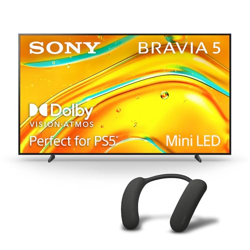 Sony BRAVIA 5 65 Inch Mini LED 4K Smart Google TV with XR Processor, 2025 Model V700322