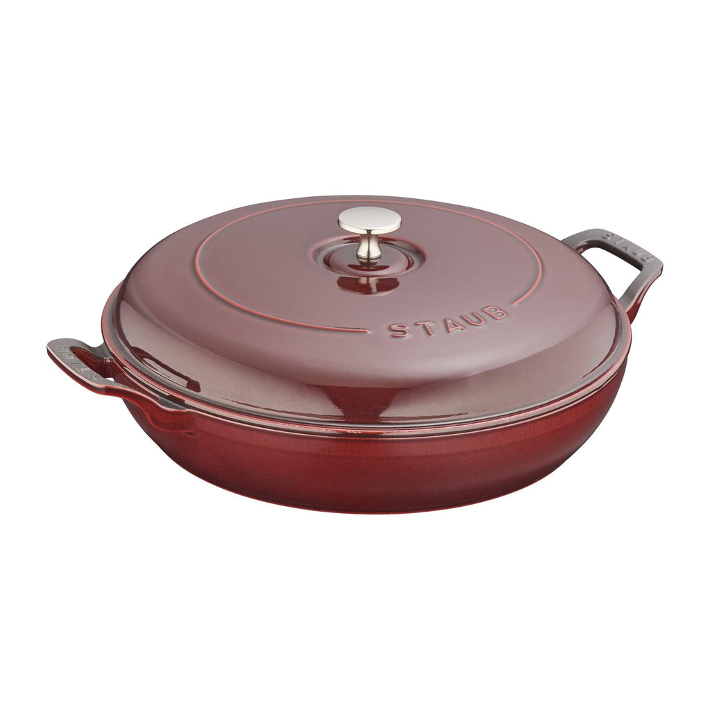 Staub Cast Iron 3.5-qt Braiser, Dark Blue O836