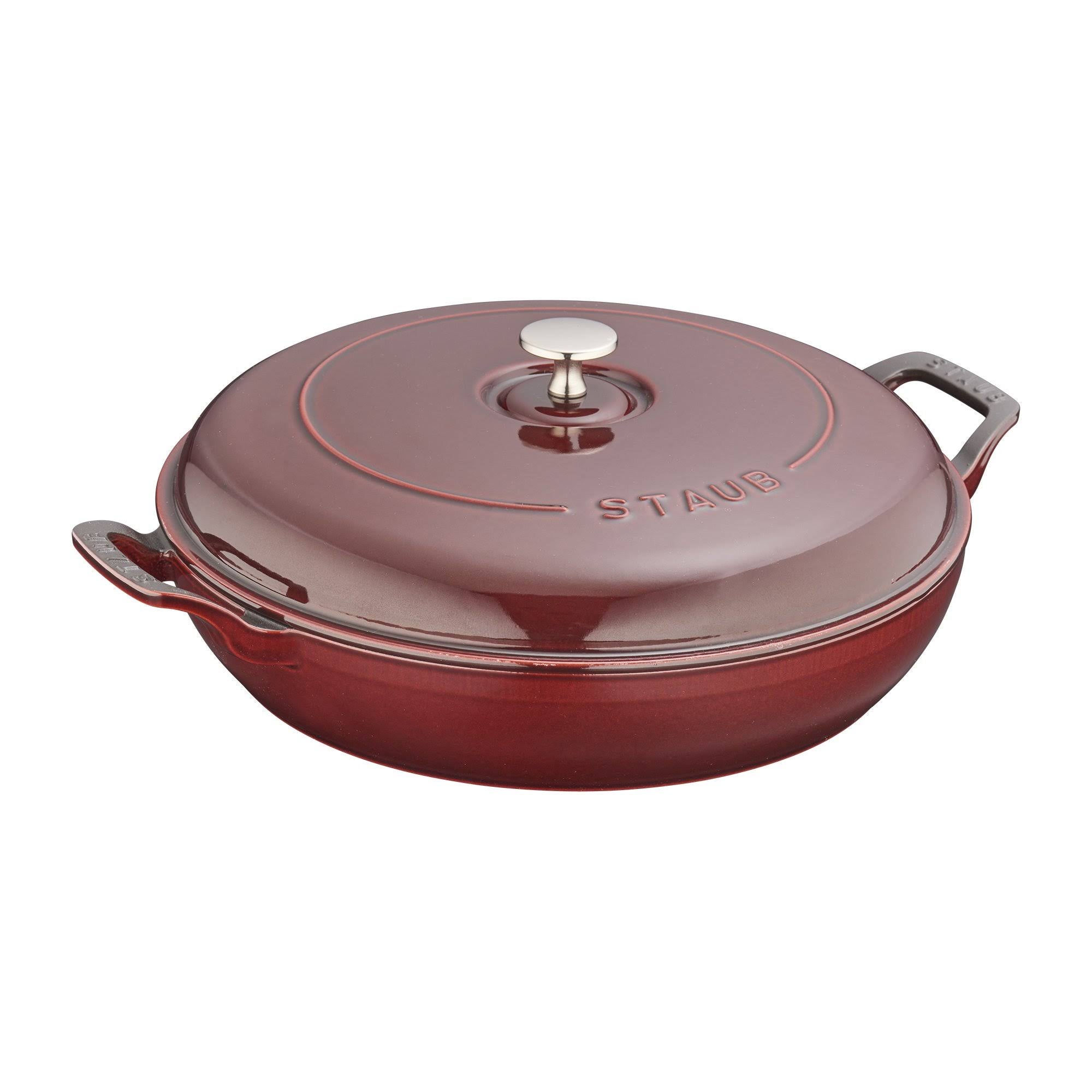 Staub Cast Iron 3.5-qt Braiser, Dark Blue O836