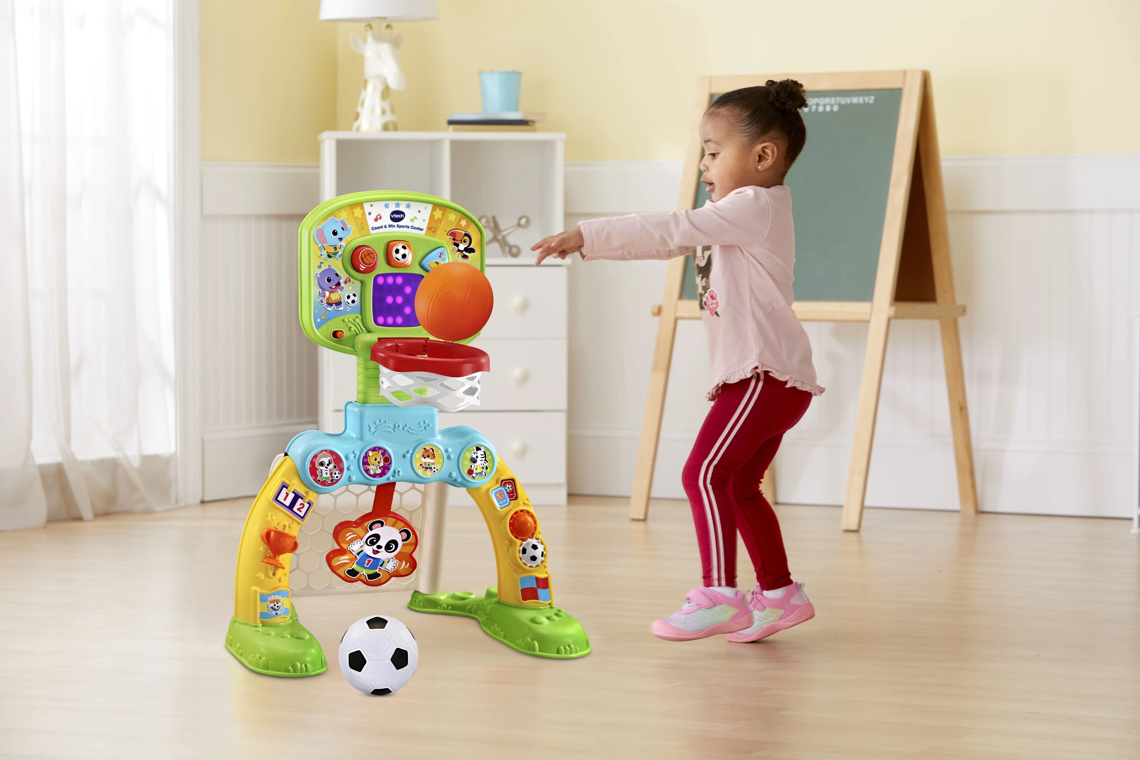 VTech Count & Win Sports Center Basketball and Soccer Toy for Toddlers X682