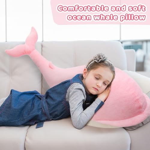 Tezituor 51 inch Giant Whale Shark Stuffed Animal Plush Pillow M152089
