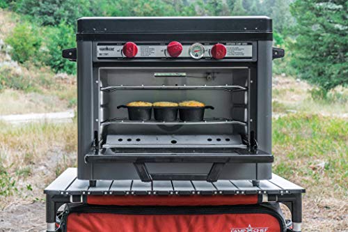 Camp Chef Deluxe Outdoor Camp Oven - Stainless Steel, Charcoal Gray X464