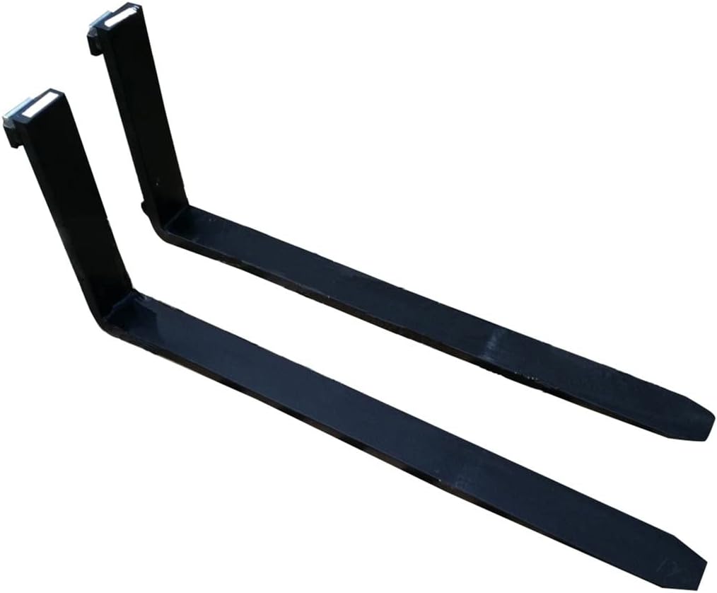 Titan Attachments 60 Pallet Fork Blades, 4,000 LB Load Capacity, Class II Forklift Blades