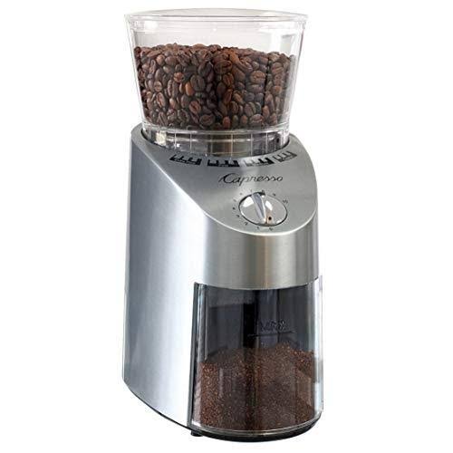 Capresso Infinity Stainless Steel Conical Burr Grinder Q436