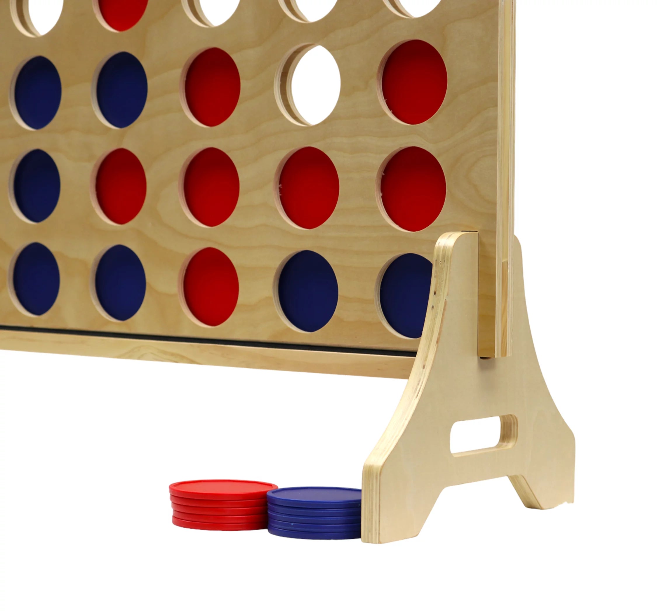 Tailgating Pros Giant Four in a Row with Carrying Case - Jumbo Outdoor Yard Game O63974