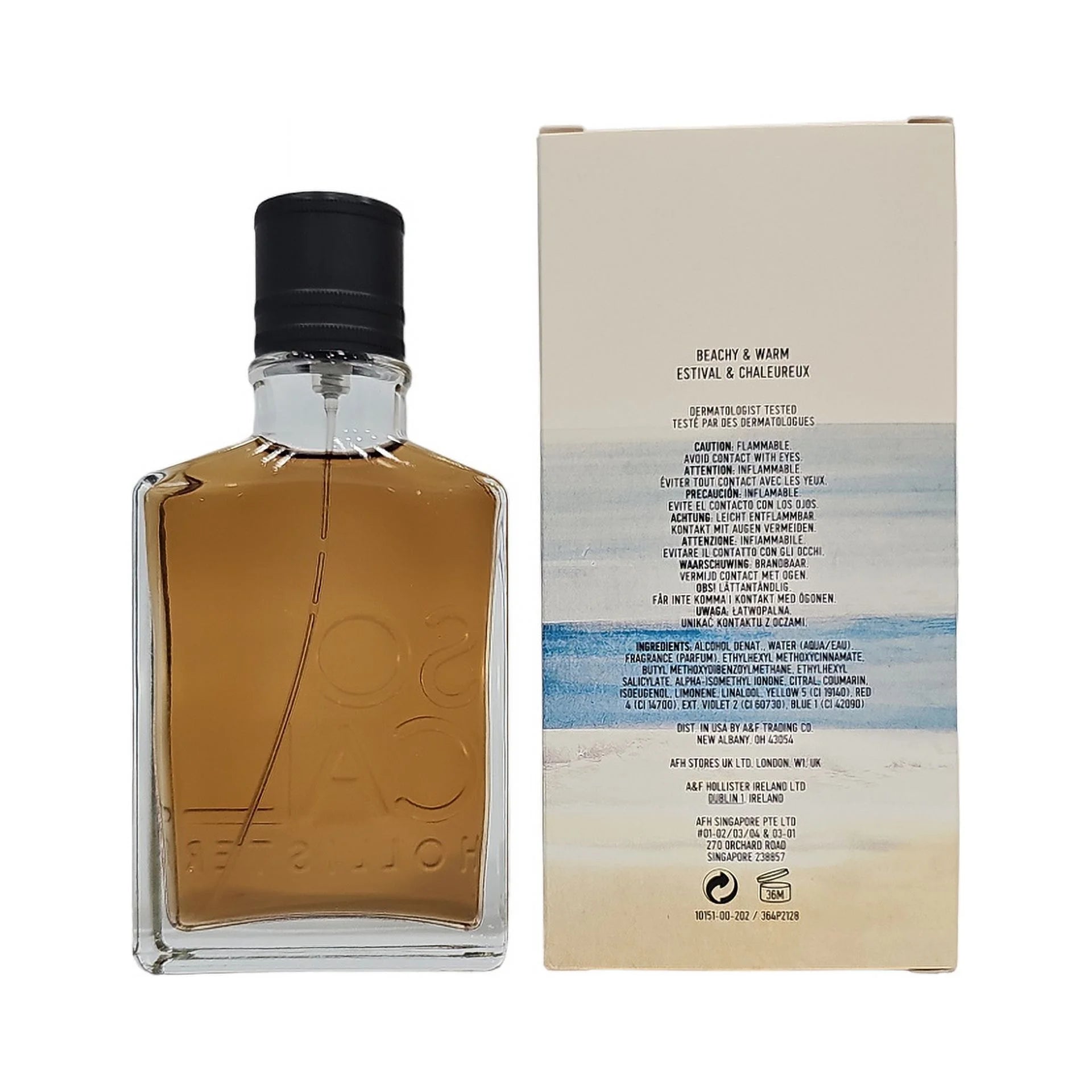 Hollister So Cal Eau de Cologne 3.4 oz Spray U666033
