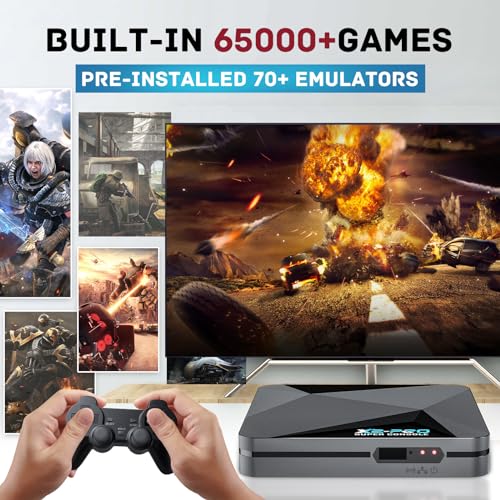 Kinhank Super Console X2 Pro Retro Game Console with 65000+ Games S4546