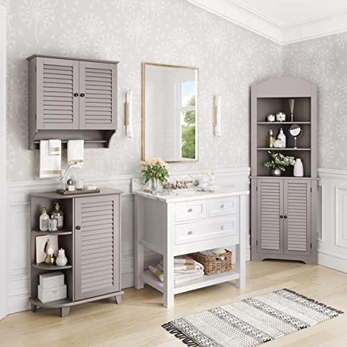 Tall Corner Cabinet, Taupe N519
