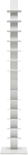 Sapiens Original Bookcase Sintesi H.79,6 inches (14 Shelves) White