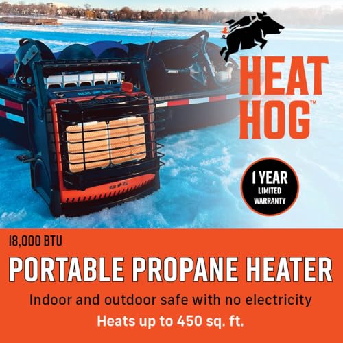 Heat Hog 9000 BTU Portable Propane Radiant Space Heater Y8820