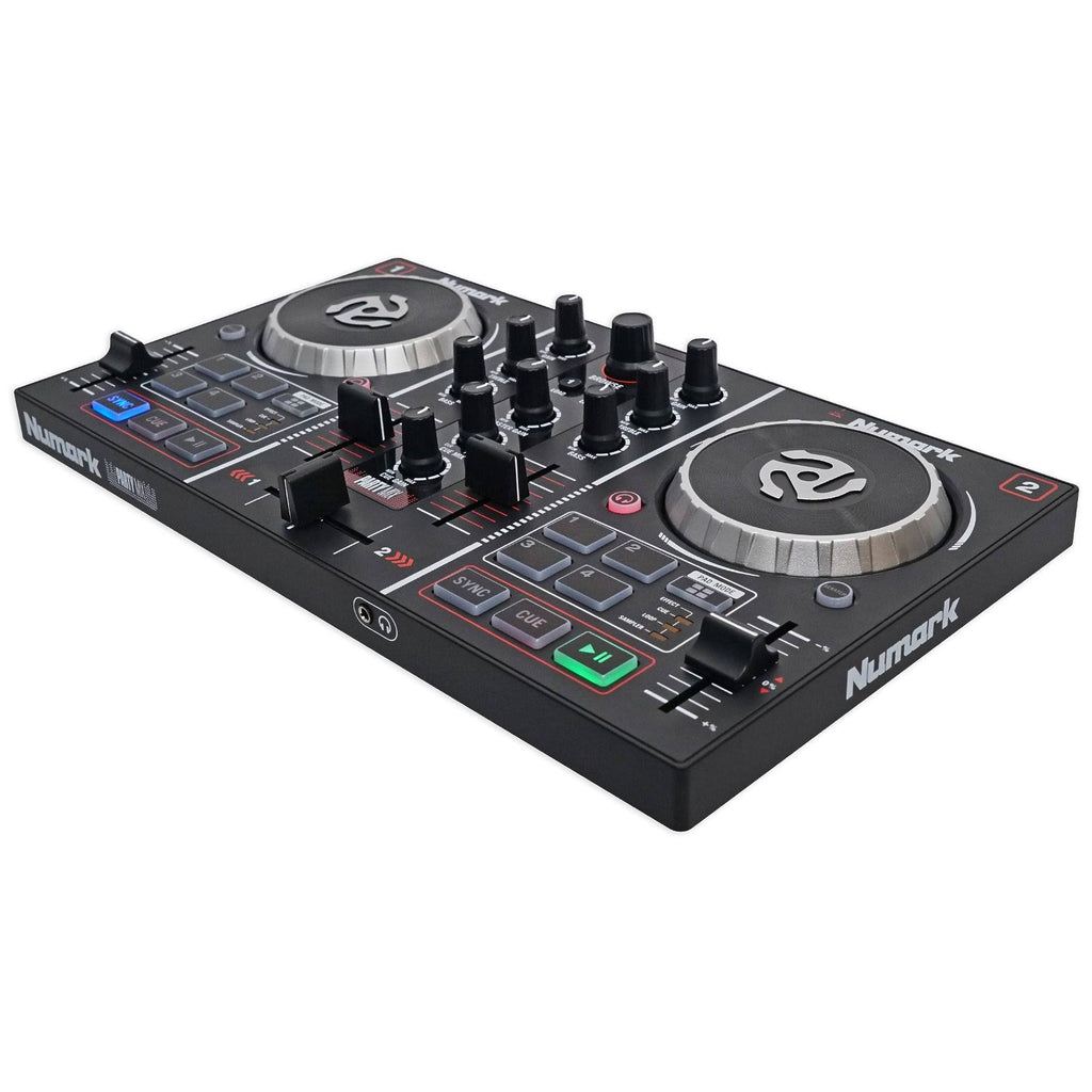 Numark Party Mix DJ Controller with Mic, Cables & Case C898770
