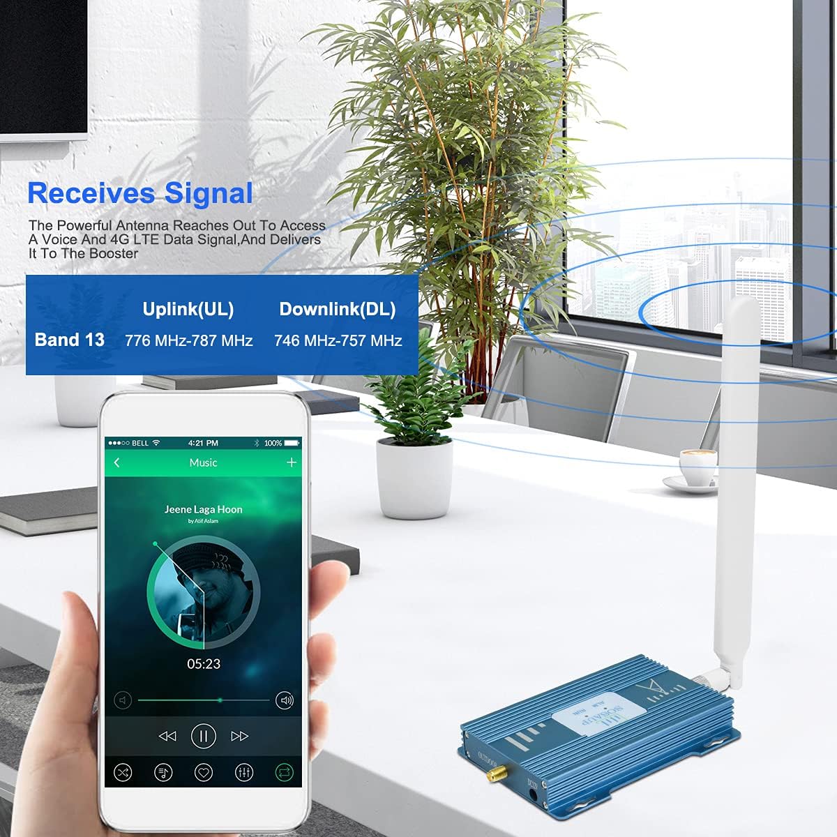 Verizon Cell Phone Signal Booster 4G LTE 5G for Home K520