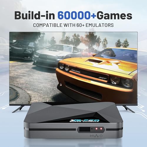 Kinhank Super Console X2 Pro Retro Game Console with 60000+ Games, 2 Controllers E367