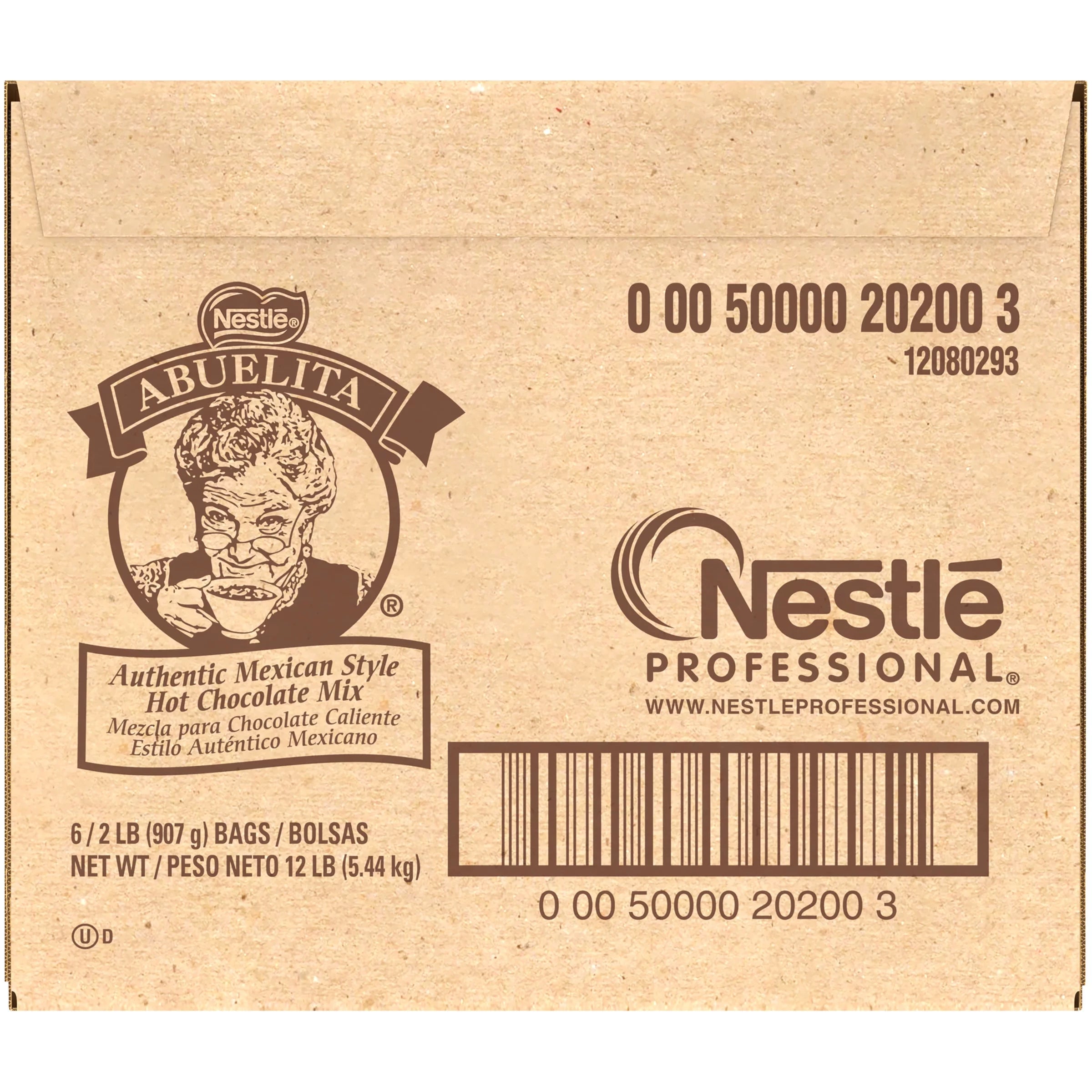 ABUELITA Authentic Mexican Style Hot Cocoa Mix 6-2 lb. Bags
