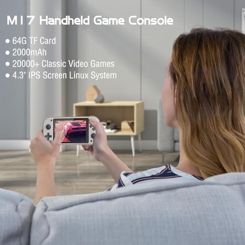 Retro Handheld Video Game Console - 4.3" IPS Screen, 64GB M312