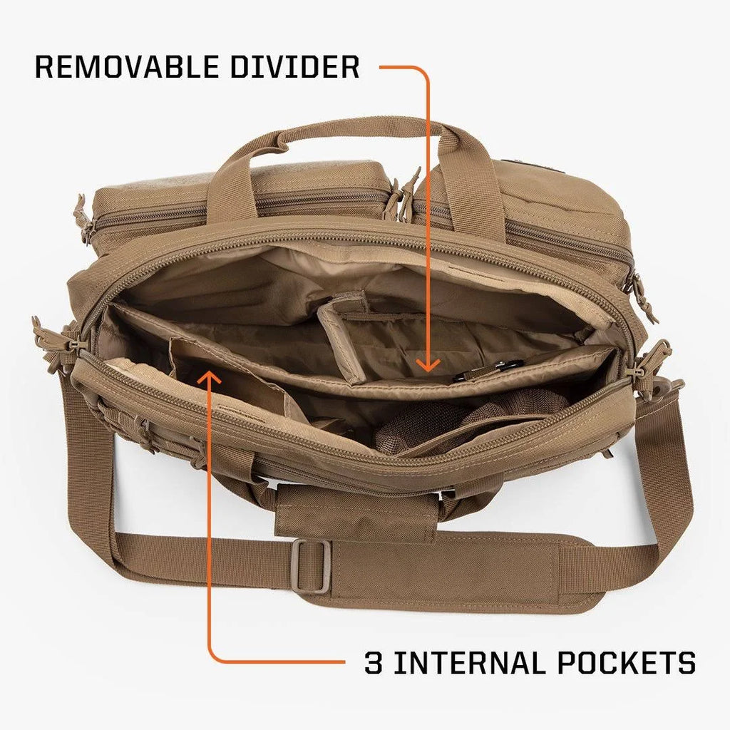 Deuce 2.0 Tactical Diaper Bag + Baby Carrier Bundle, Coyote Brown J2514