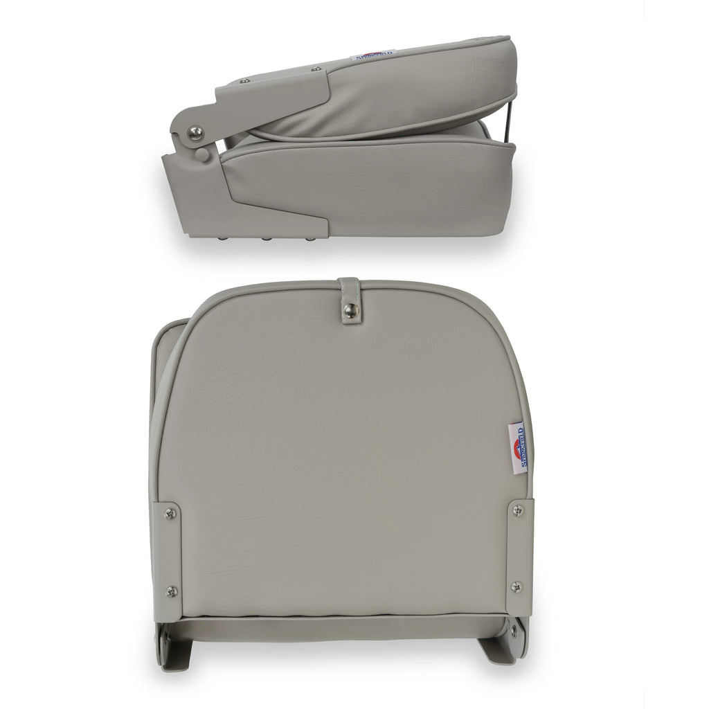 Springfield Marine Economy Folding Fishing Boat Seat Gray 16" R279