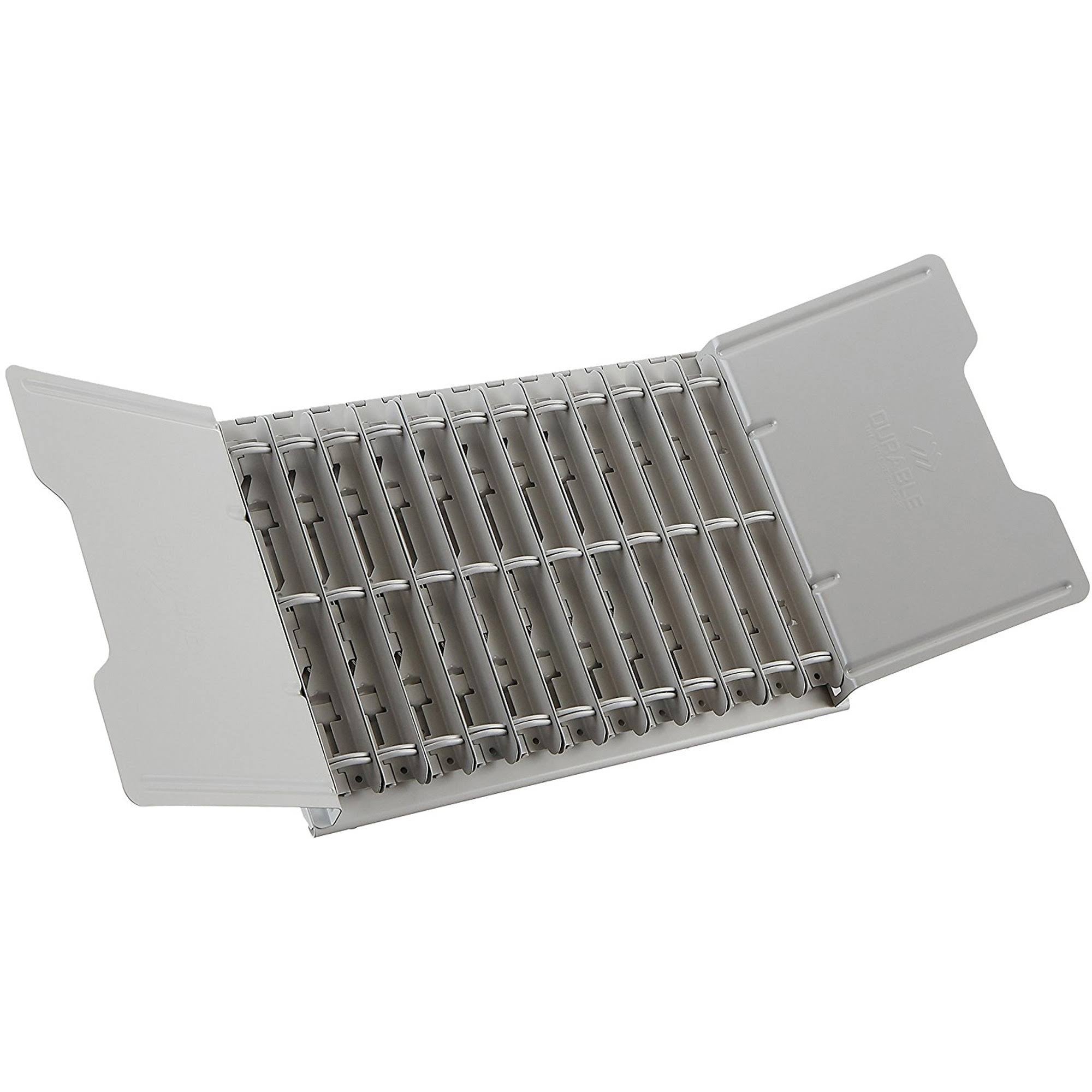 Catalog Display Rack 12 1-Inch Rings Gray P888