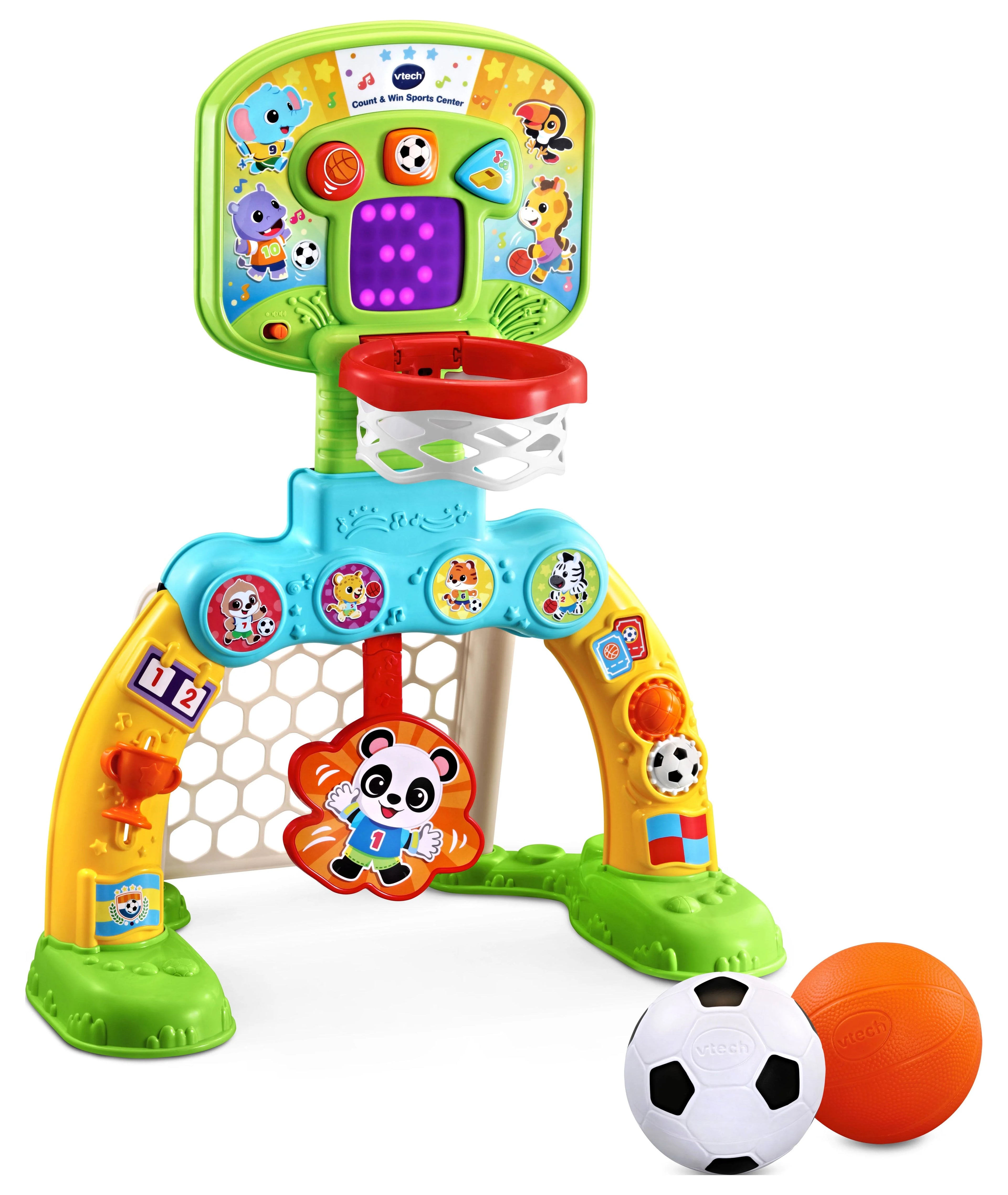VTech Count & Win Sports Center Basketball and Soccer Toy for Toddlers X682