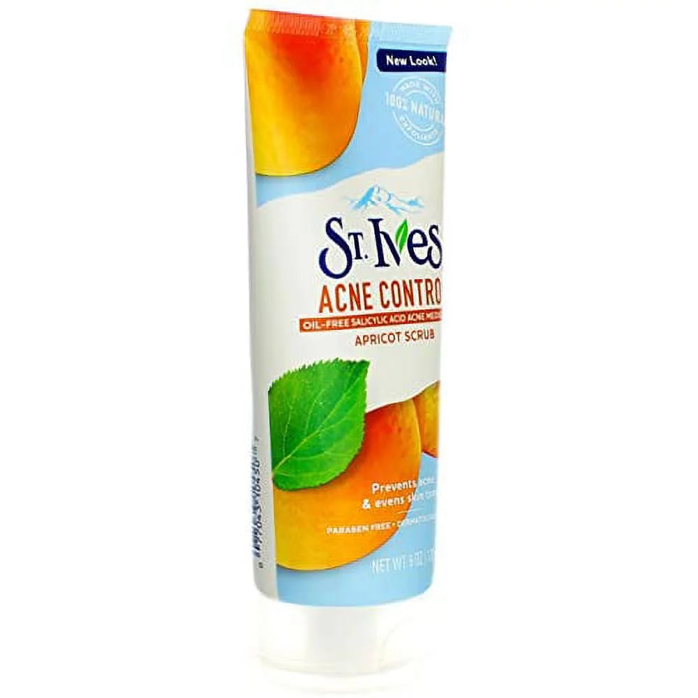 St. Ives Acne Control Medicated Apricot Scrub, 6 Oz (3 Pack) H94372