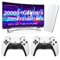 Hikonia Retro Game Console with 20000 Games,Plug & Play Video Game Console 18 Emulators Classic Games,4K HDMI Output for TV,Dual Controllers Birthday Gifts for Boys & Girls 64G
