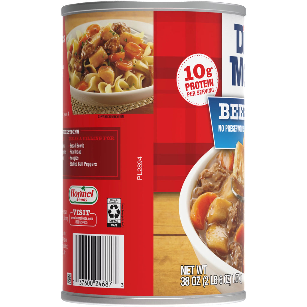 DINTY MOORE Beef Stew, Shelf-Stable, 38 oz Can N59119