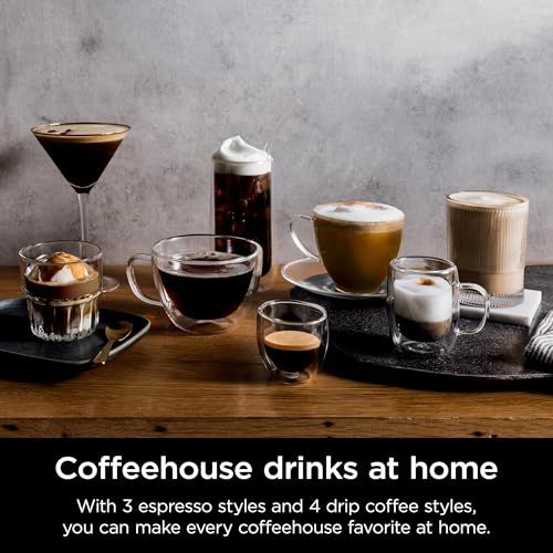 Ninja Luxe Café Premier Series Espresso Machine and Drip Coffee Maker, Stainless Steel T553