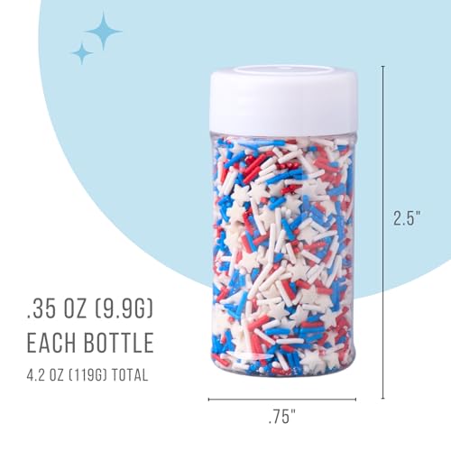 Sweets Indeed Christmas Sprinkles Mix 10.9 oz Holiday Blend O12924