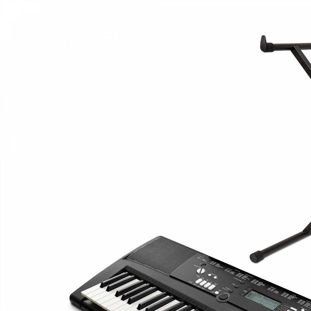 Yamaha EZ220 Keyboard with Lighted Keys, Stand and Power U4104