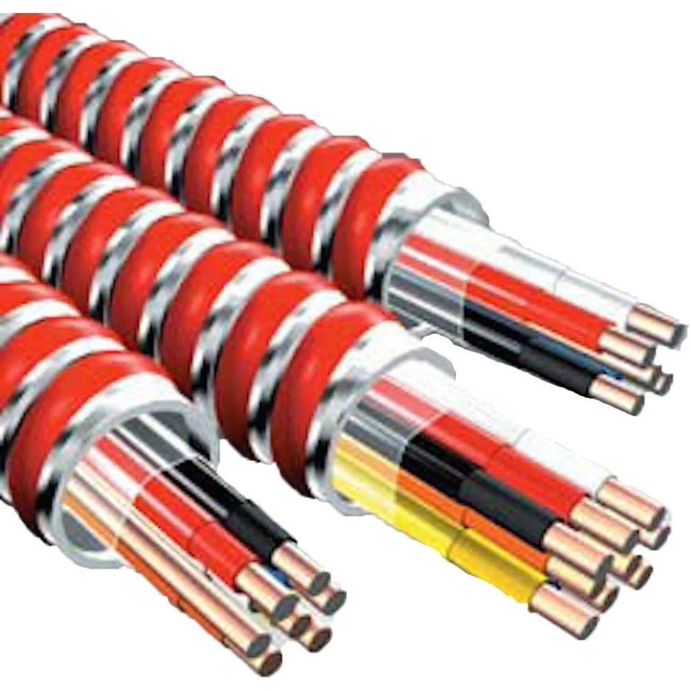 AFC Fire Alarm Cables 1834R42-00 14 AWG 2 Conductor Armored Cable 15A 250 ft. RD