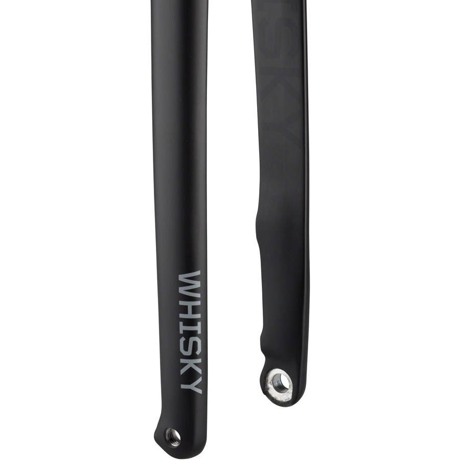 Whisky No.9 CX Flat Mount Fork 12mm Thru-Axle Carbon Steerer Black B4949