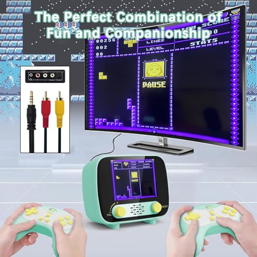 Mini Arcade Machine, Retro Handheld Console with 156 Classic Games C832