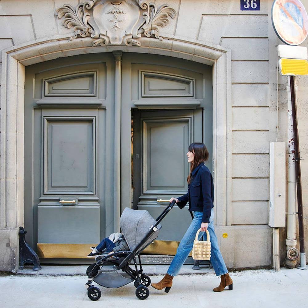 Bugaboo Bee5 Classic Complete Stroller - Aluminum/Dark Navy U388911