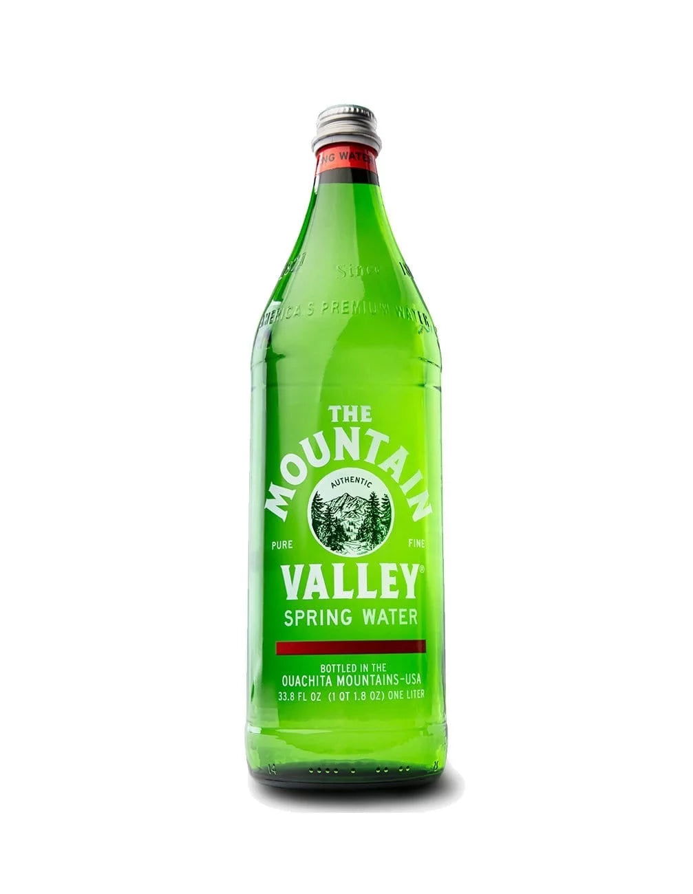 Mountain Valley Spring Water 1L Glass Bottle- Pack of 12