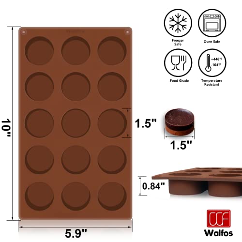 Silicone Mold for Baking, Half Sphere Chocolate Cake Jelly Mold (2 Packs) L40364