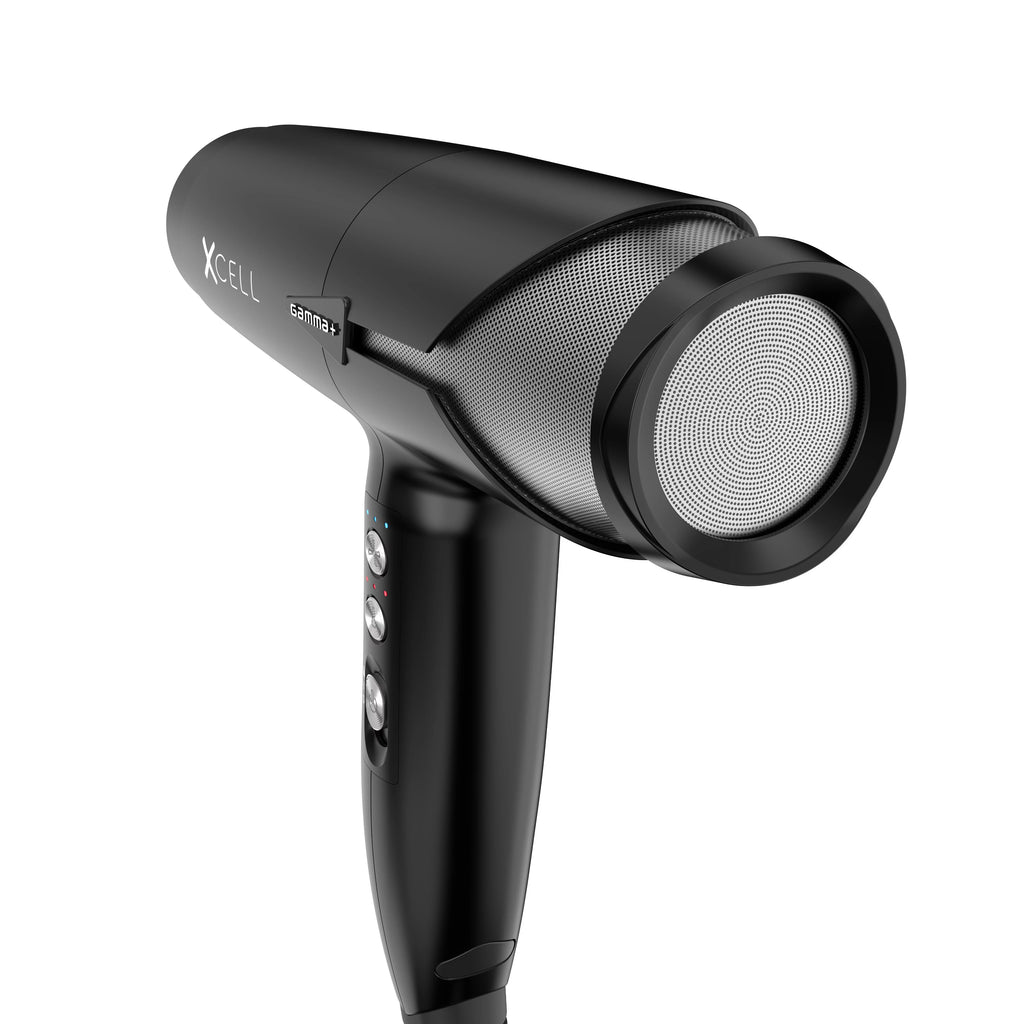 GAMMA+ Xcell Professional Hair Dryer Ionic Technology Matte Black Q1270