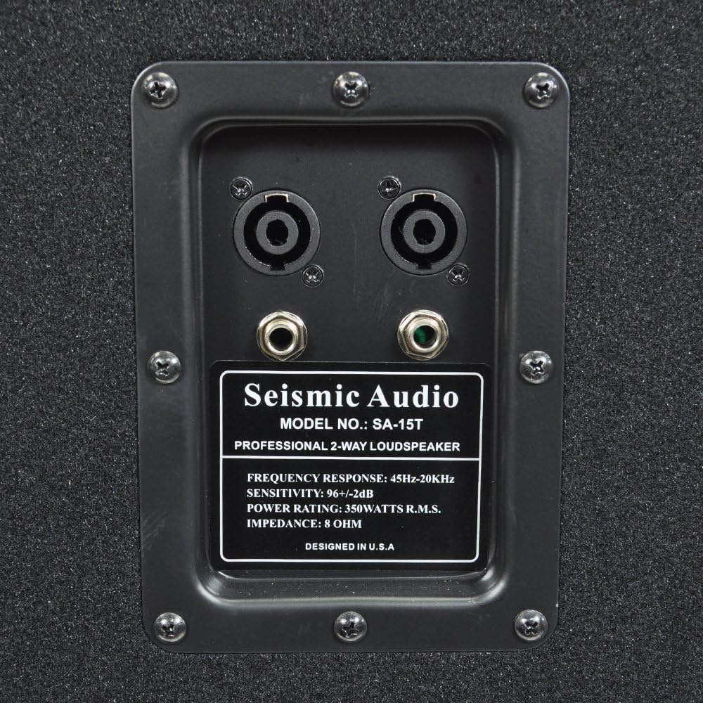 Seismic Audio SA-15T Empty 15-Inch PA/DJ Speaker Cabinet H689