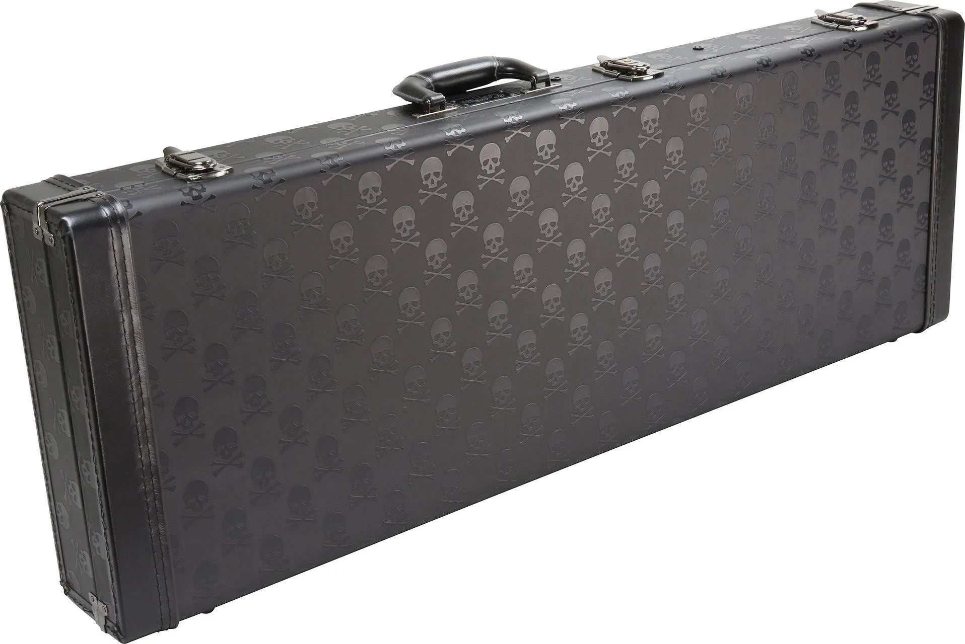 Coffin Skull Series Guitar Case, Black Velvet Interior