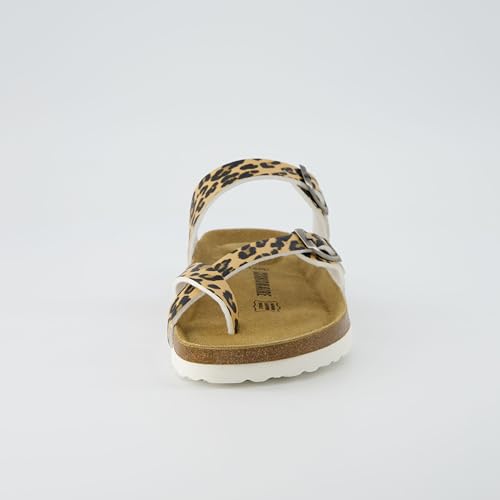 CUSHIONAIRE Women's Luna Cork Footbed Sandal I795
