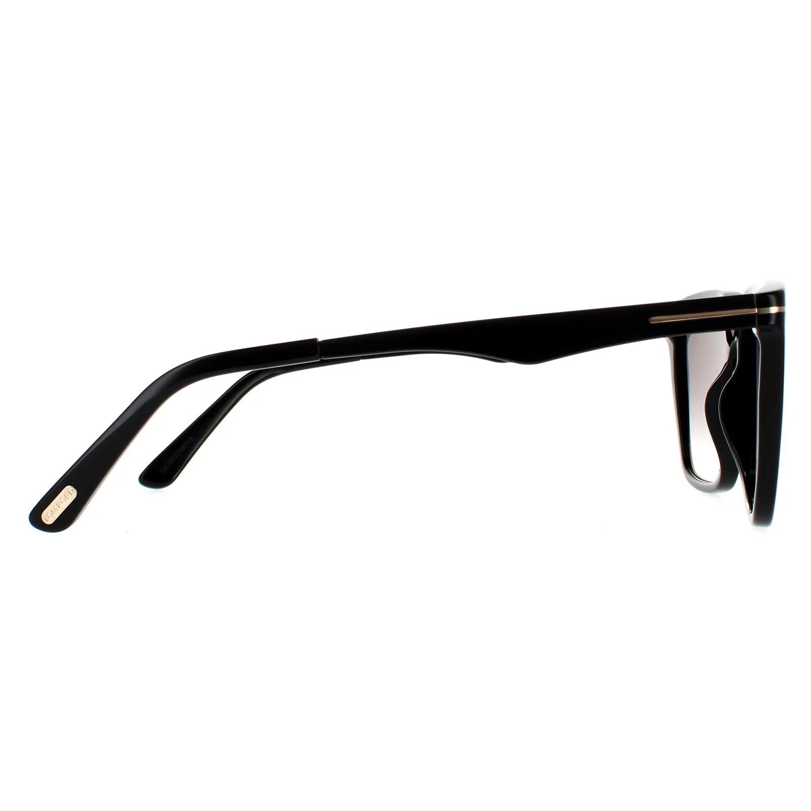 Tom Ford Garrettt Smoke Gradient Square Sunglasses FT0862 01B 56 Y783978