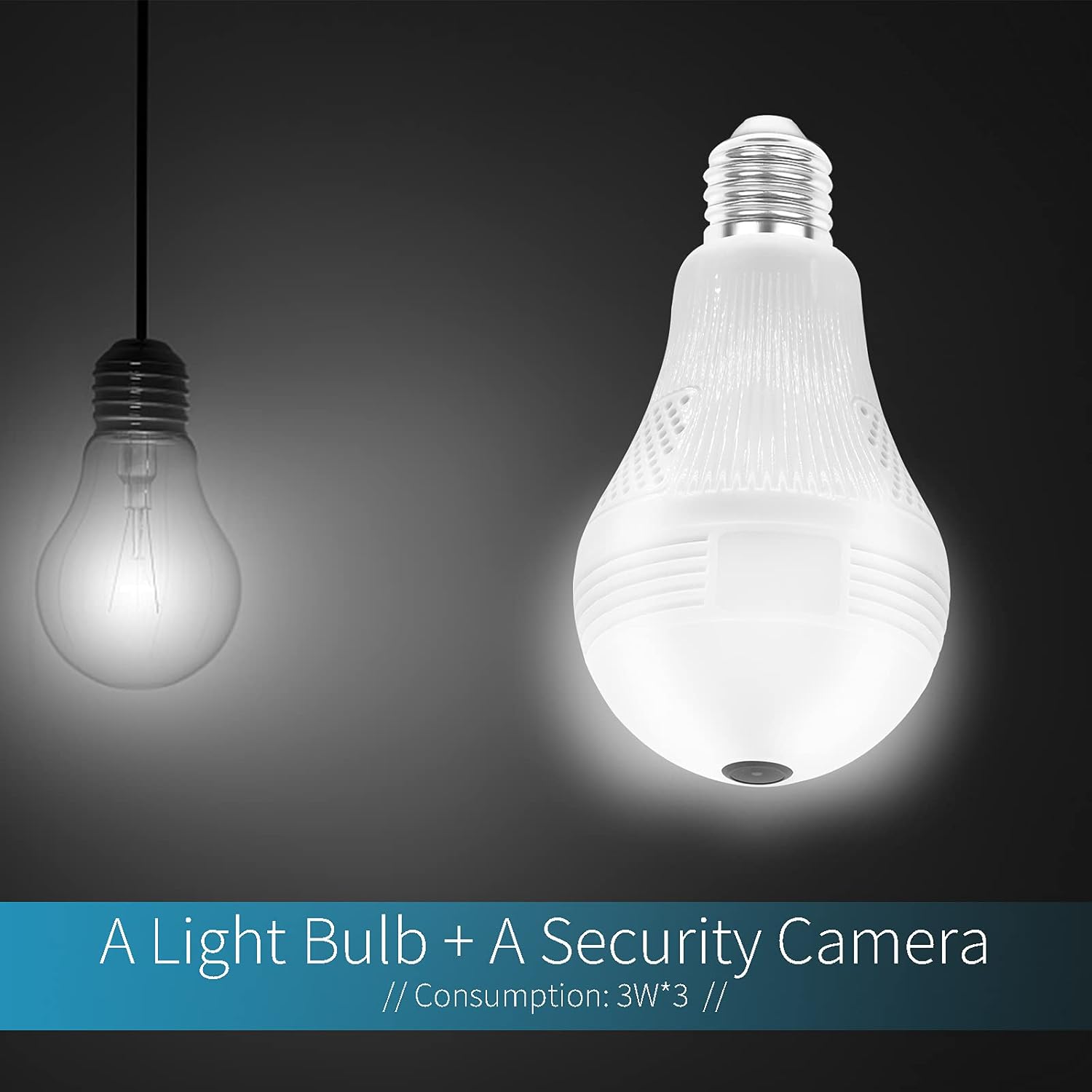 Wireless Home Security Camera 1080P WiFi IP Camera with Motion Detection and Night Vision Z151347