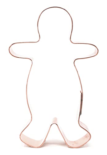 Primitive Gingerbread Man Copper Cookie Cutter B824442