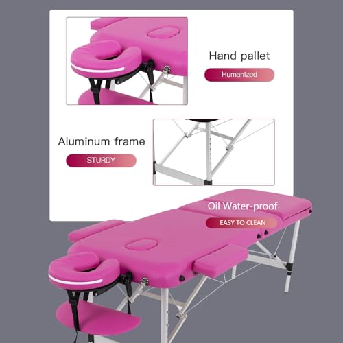BestMassage Aluminium Portable Massage Table 28 inch Folding Spa Bed I82923